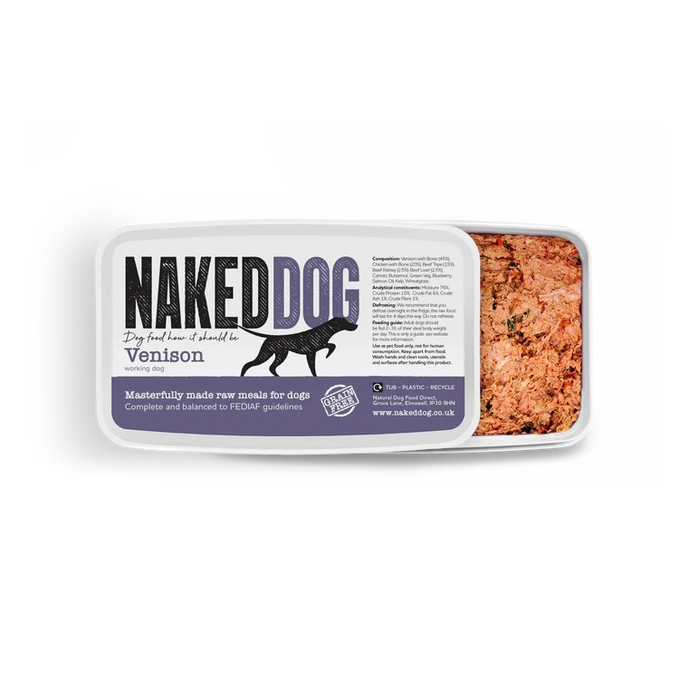 Naked Dog Original Venison, 2x500g