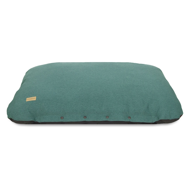 Earthbound Flat Cushion, Camden Teal