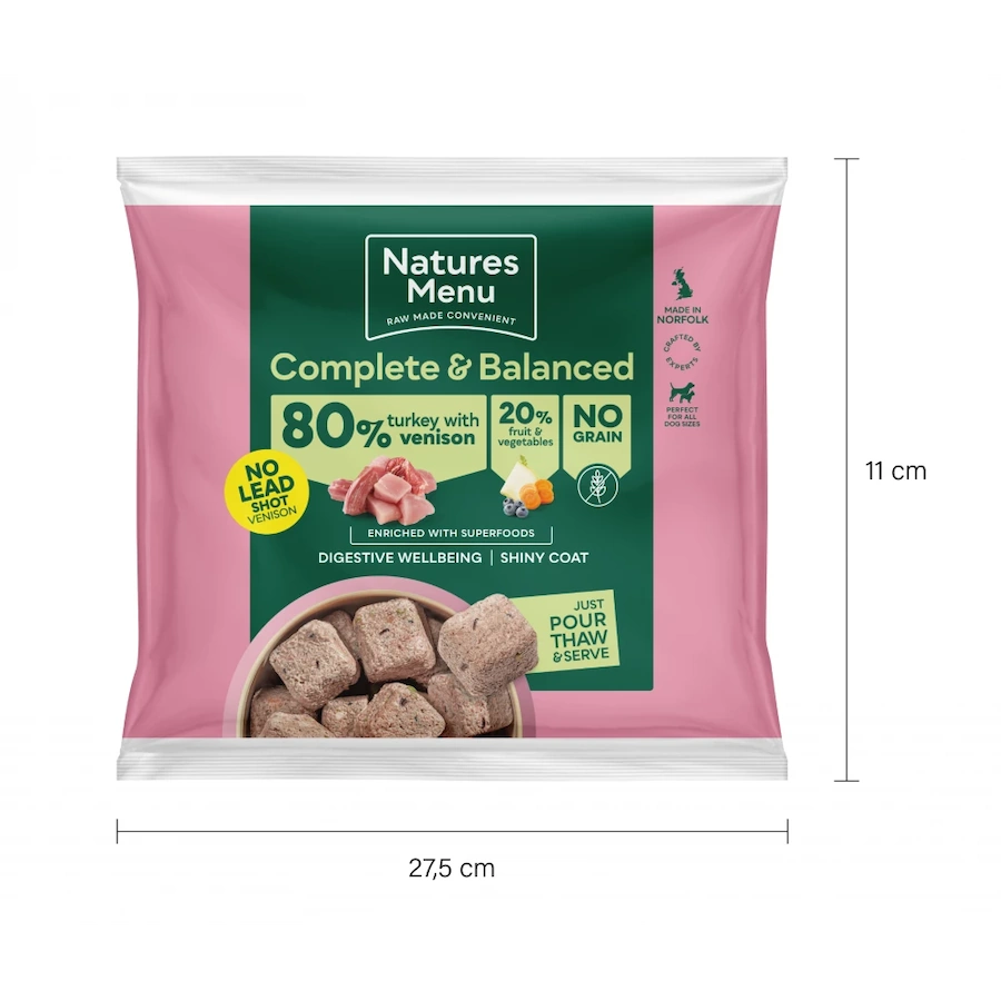 Natures Menu Turkey & Venison Nuggets