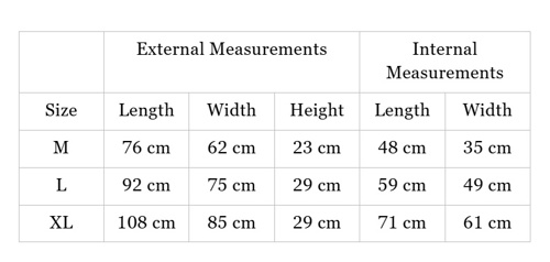 Rectangular Bed Measurements