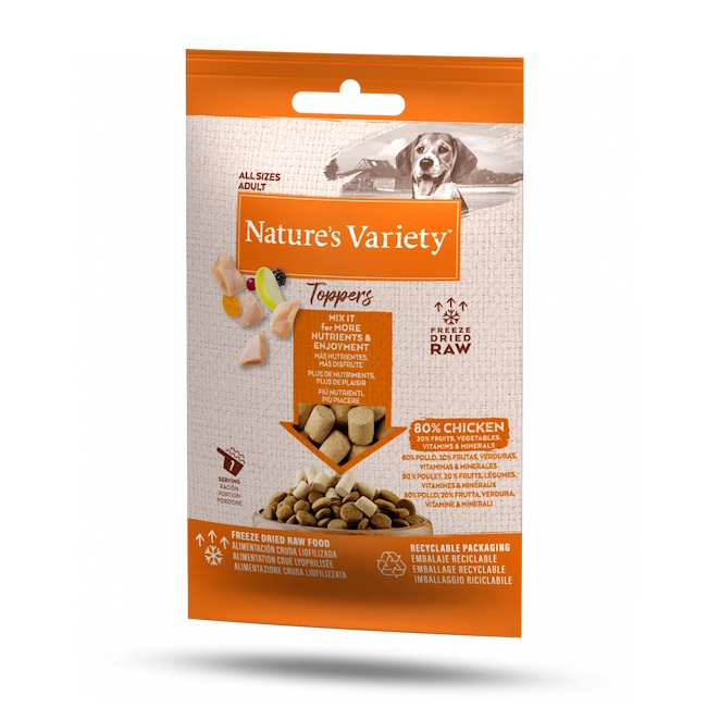 Natures Variety Freeze Dried Toppers - Chicken