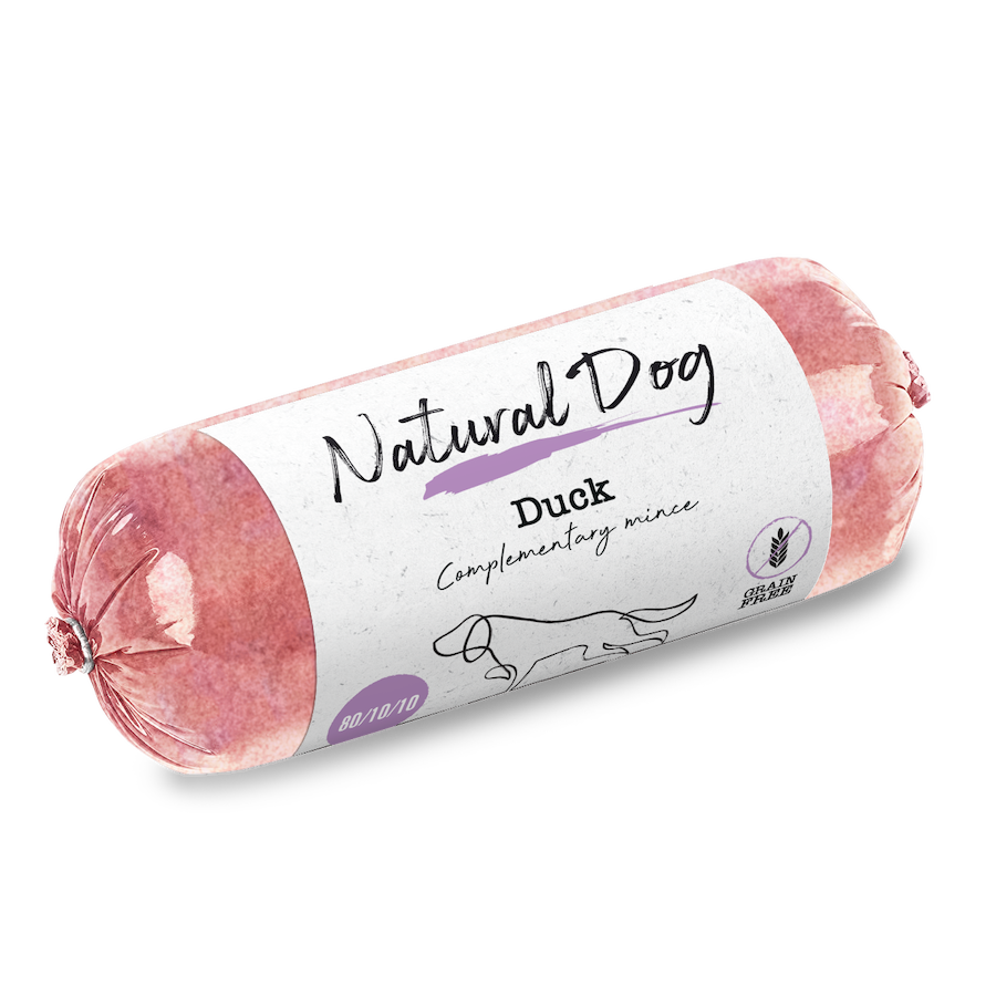 Natural Dog 80-10-10 Duck Chub, 500g