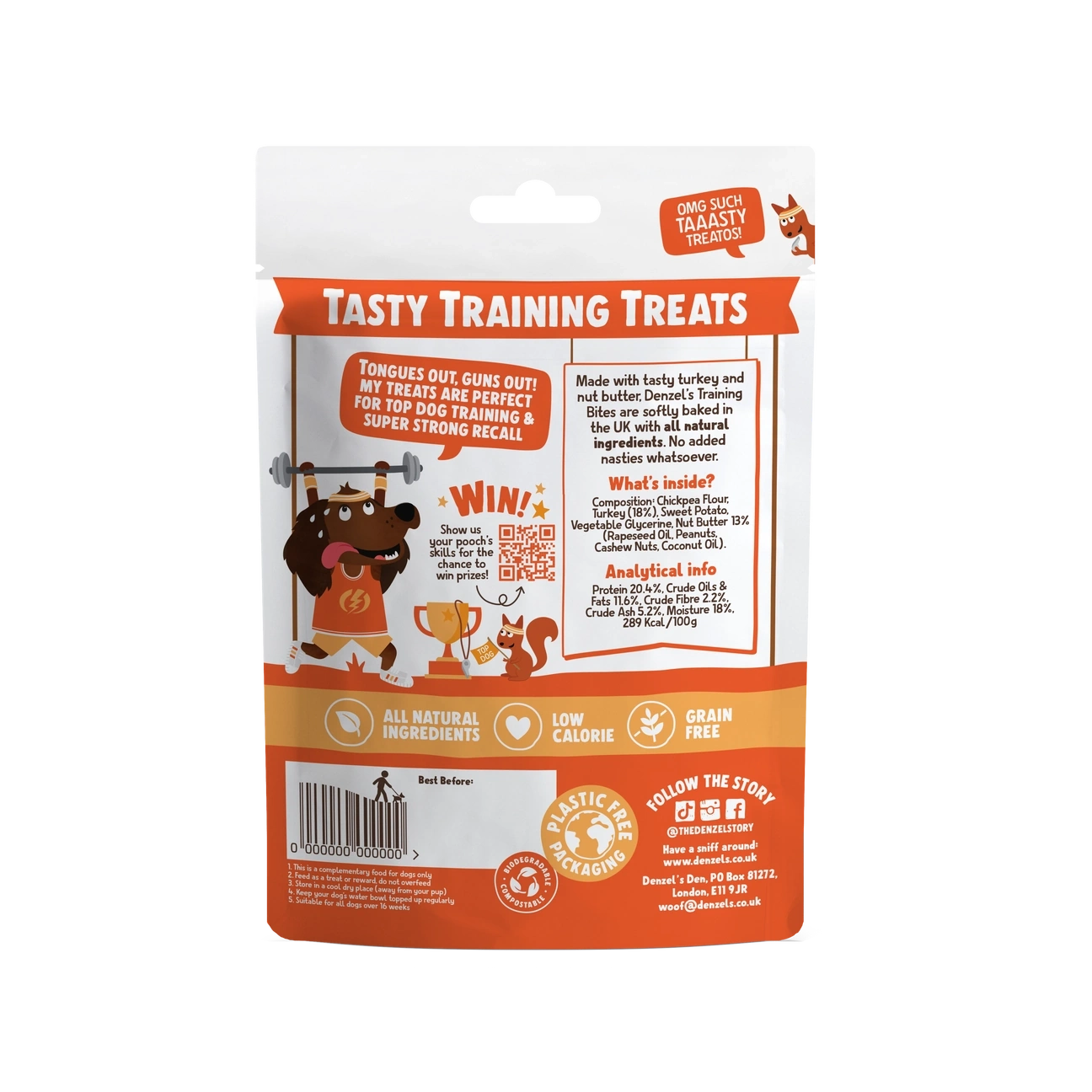 Nut Butter & Turkey Training Bites