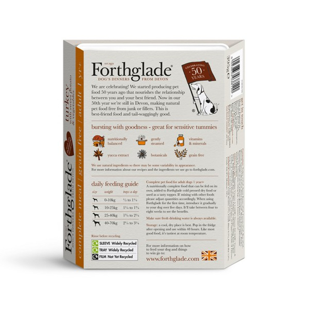 Forthglade Turkey Grain Free