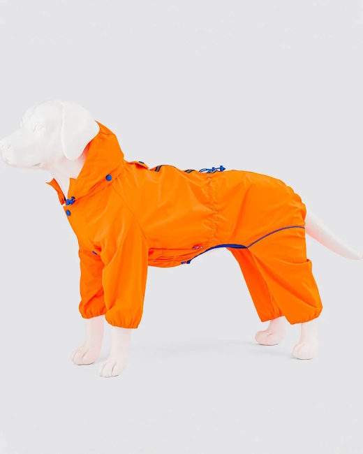 Hugo and Hudson Protective Dog Overalls, Orange