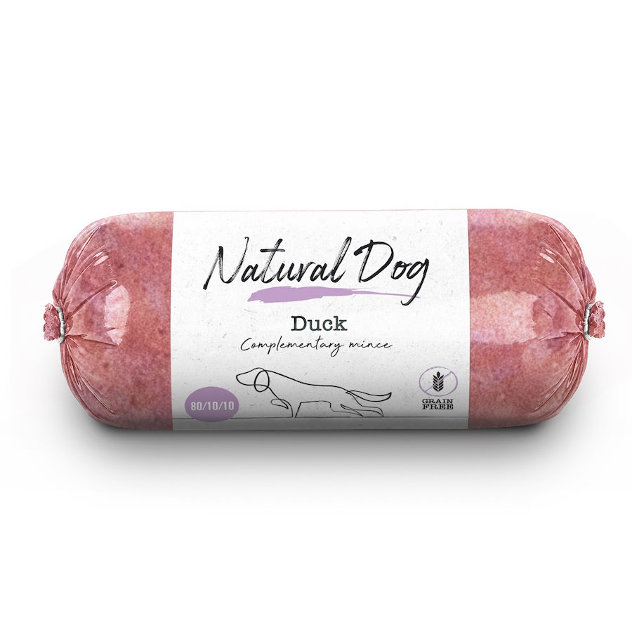 Natural Dog 80-10-10 Duck Chub, 500g