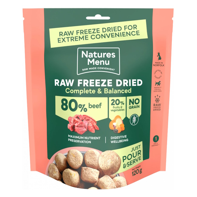 Natures Menu Freeze Dried Complete - Beef