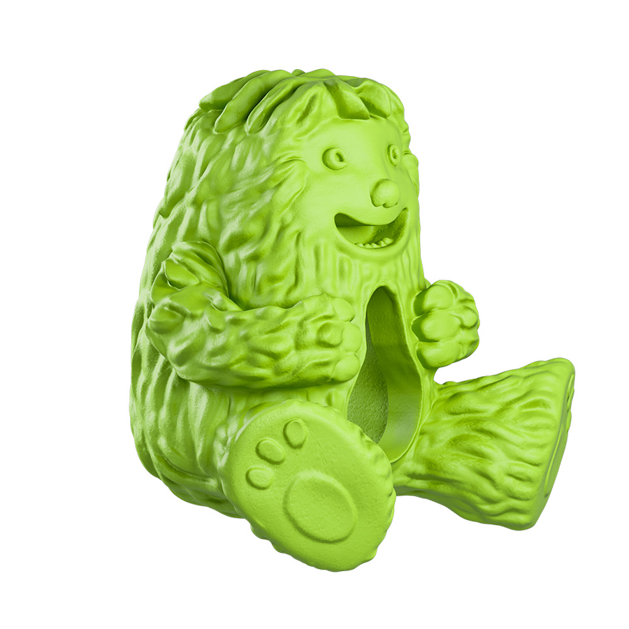Dogsee Play Yeti Treat Toy, Green
