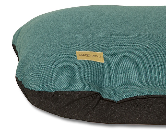 Earthbound Flat Cushion, Camden Teal