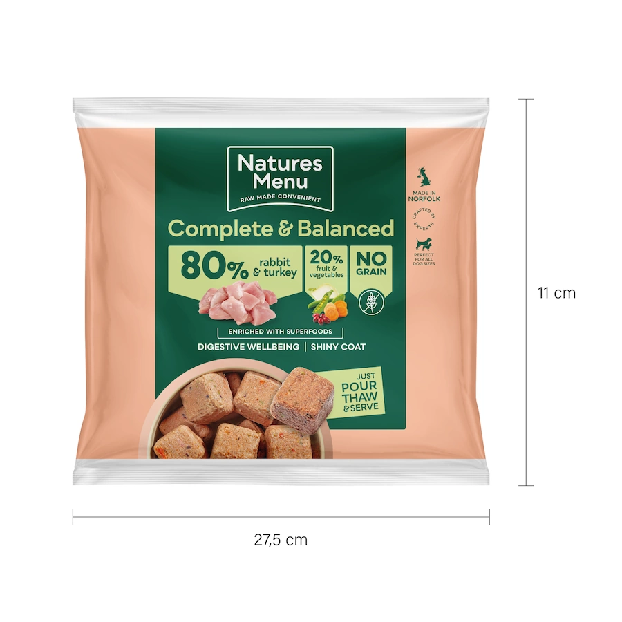 Natures Menu Rabbit & Turkey Nuggets
