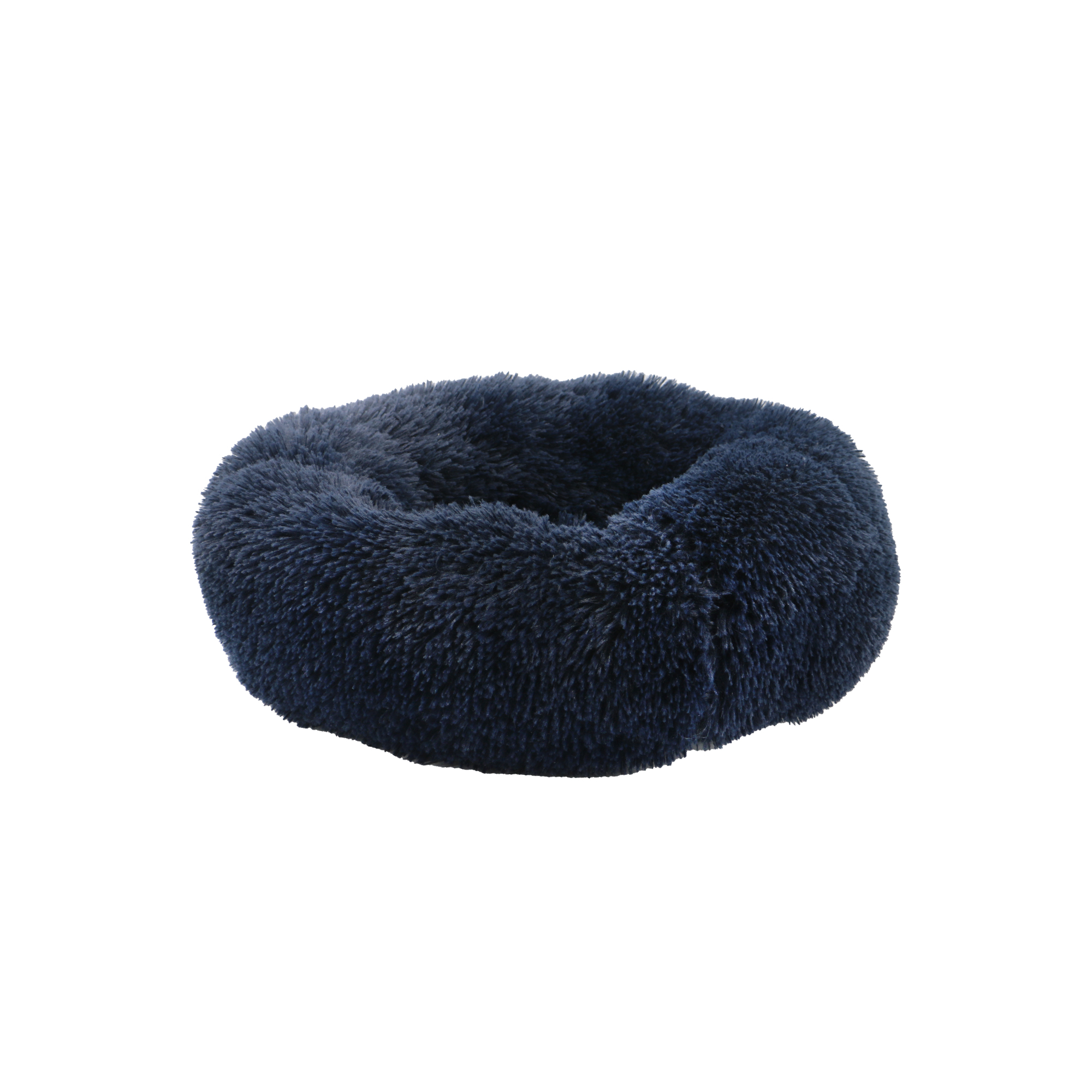 Ancol Super Plush Donut Bed - Navy 50cm