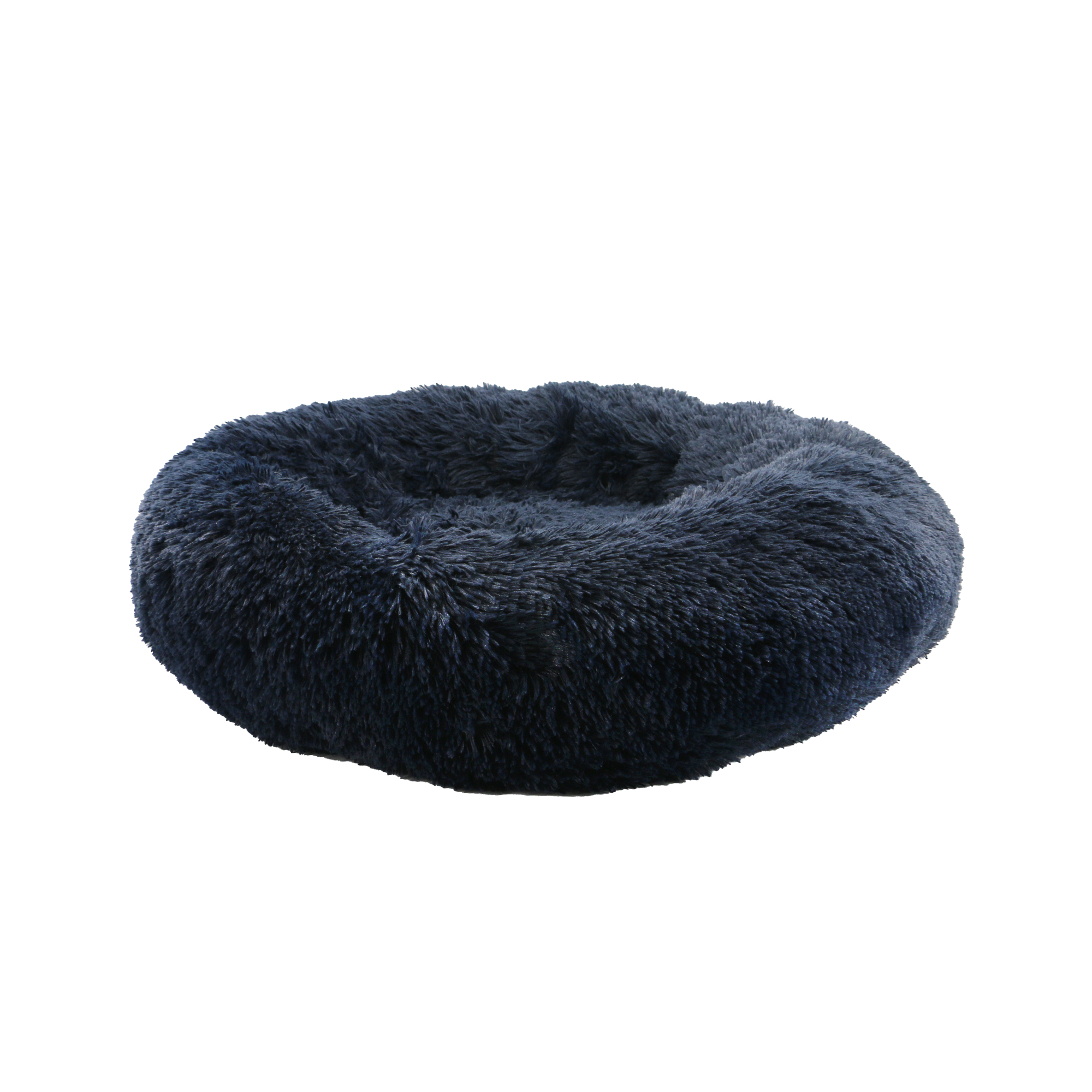 Ancol Super Plush Donut Bed - Navy 70cm