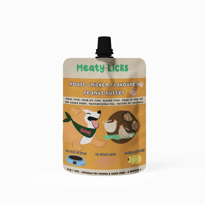 Meaty Licks Roast Chicken Flavour Peanut Butter