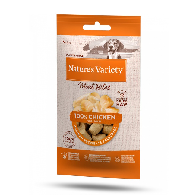 Natures Variety Freeze Dried Bites, Chicken