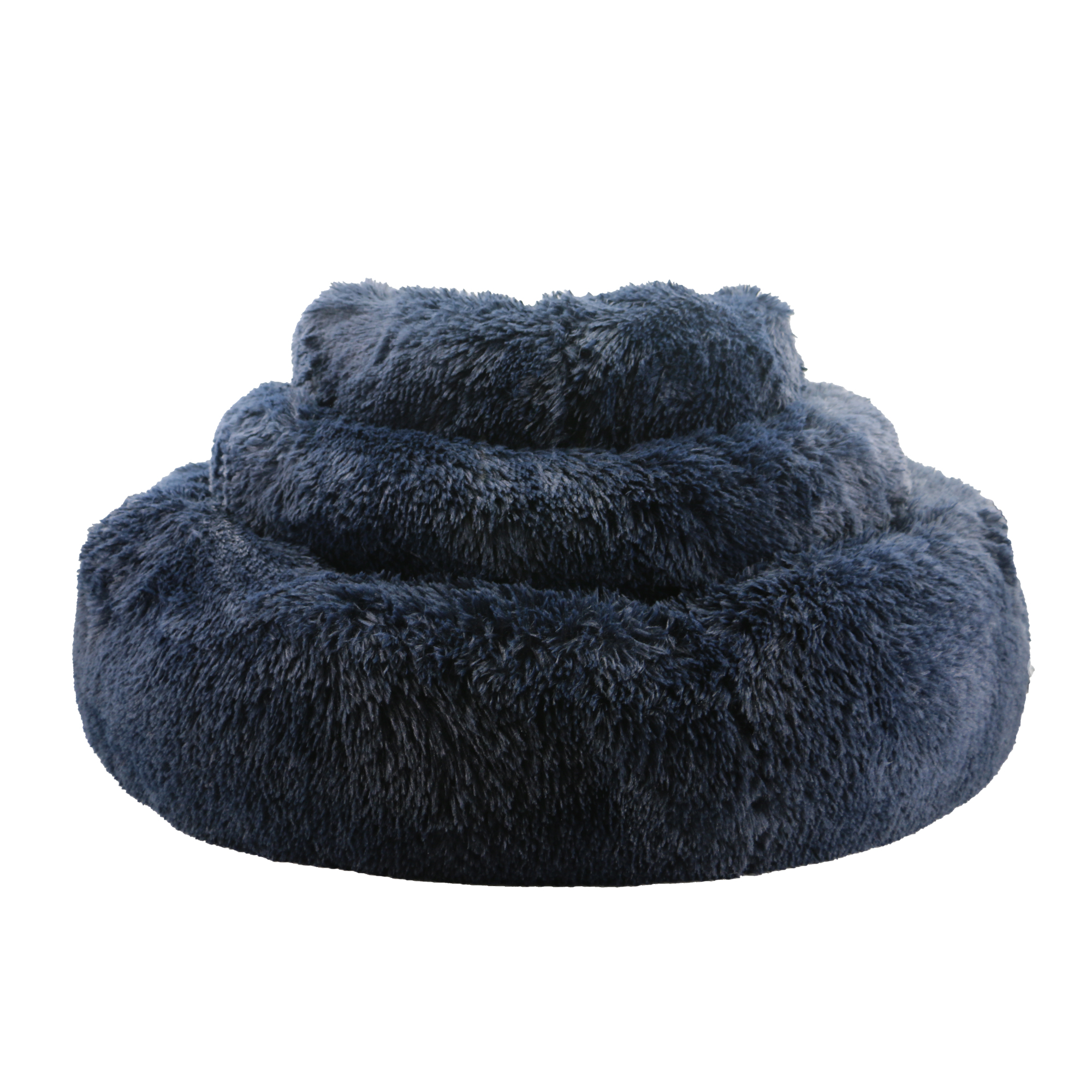 Ancol Super Plush Donut Bed - Navy stack