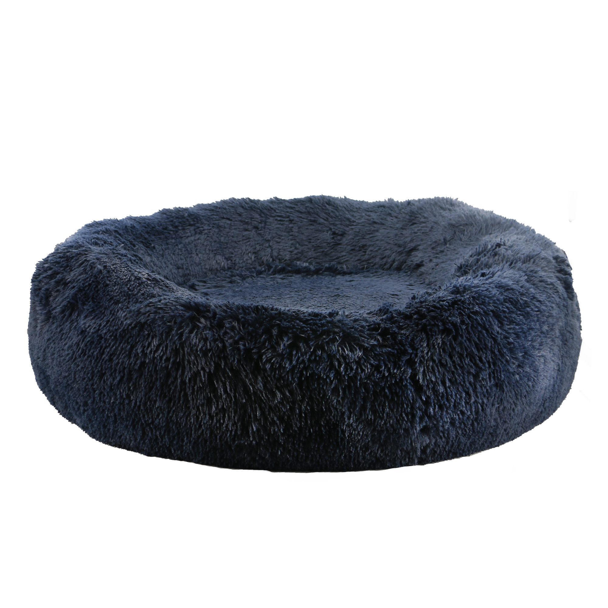 Ancol Super Plush Donut Bed - Navy 100cm