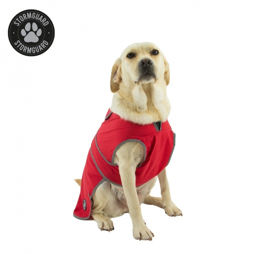 Ancol Stormguard Soft Shell Dog Coat, Bordeaux